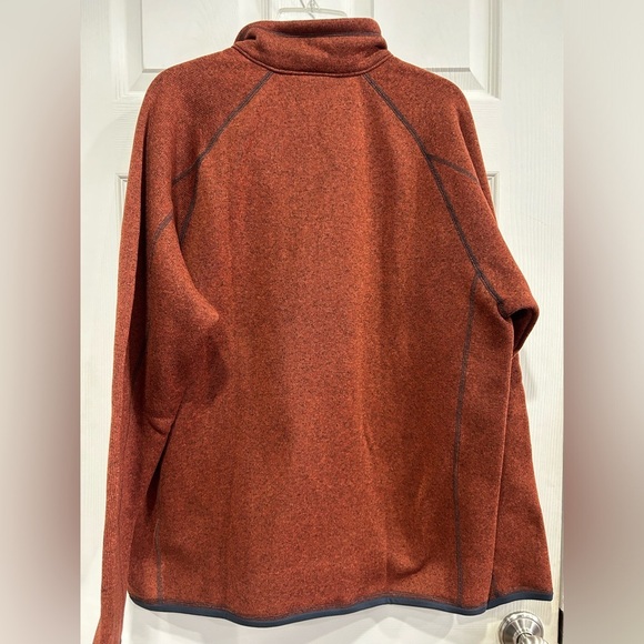 Patagonia Men's Medium Better Sweater 1/4 Zip Pullover Burnished Red NWT Jacket - Picture 3 of 9